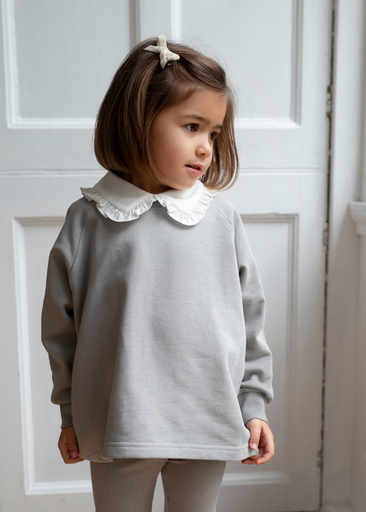 Cotton Sweatshirt in Blue