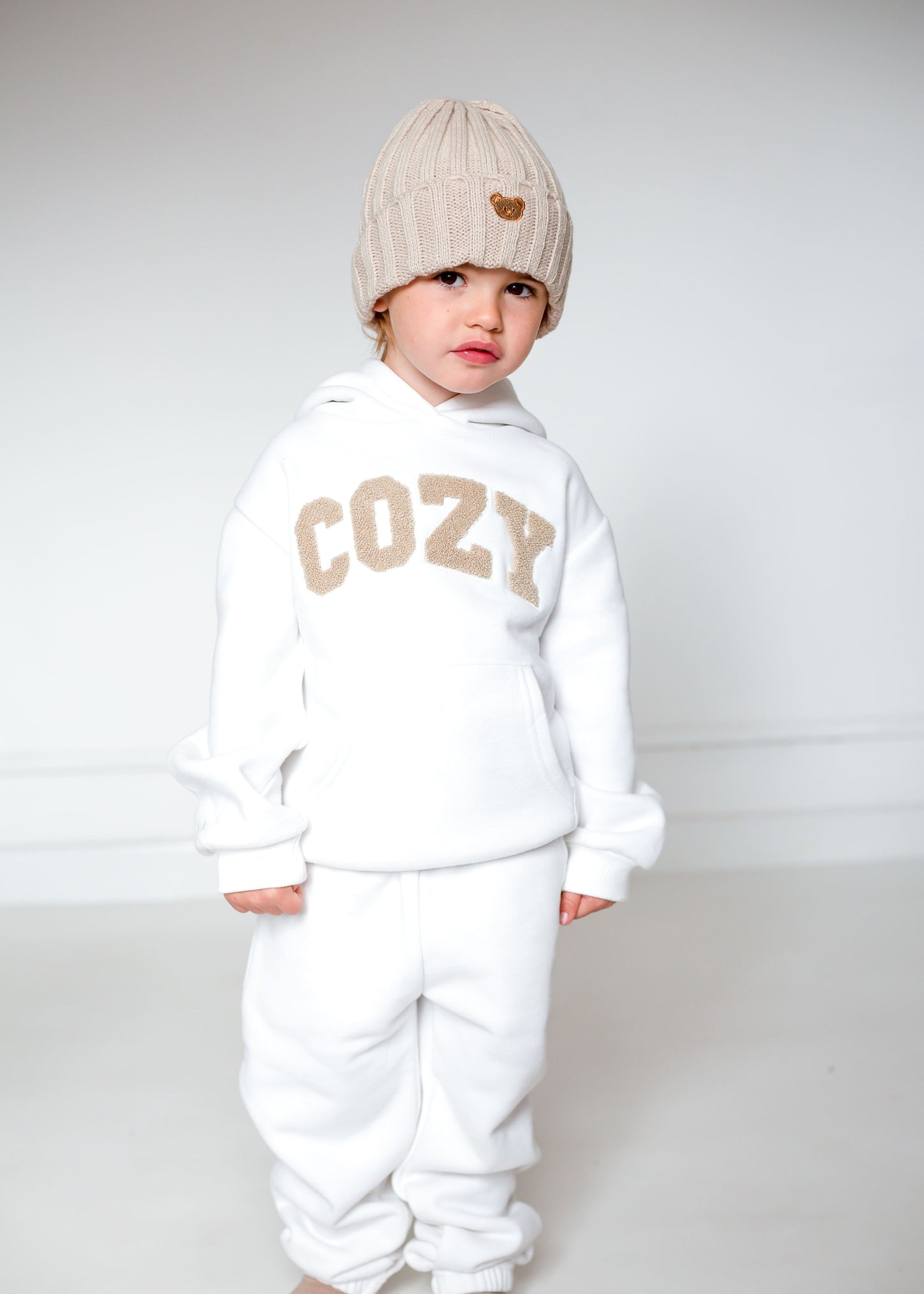 Cozy Mini Tracksuit in White