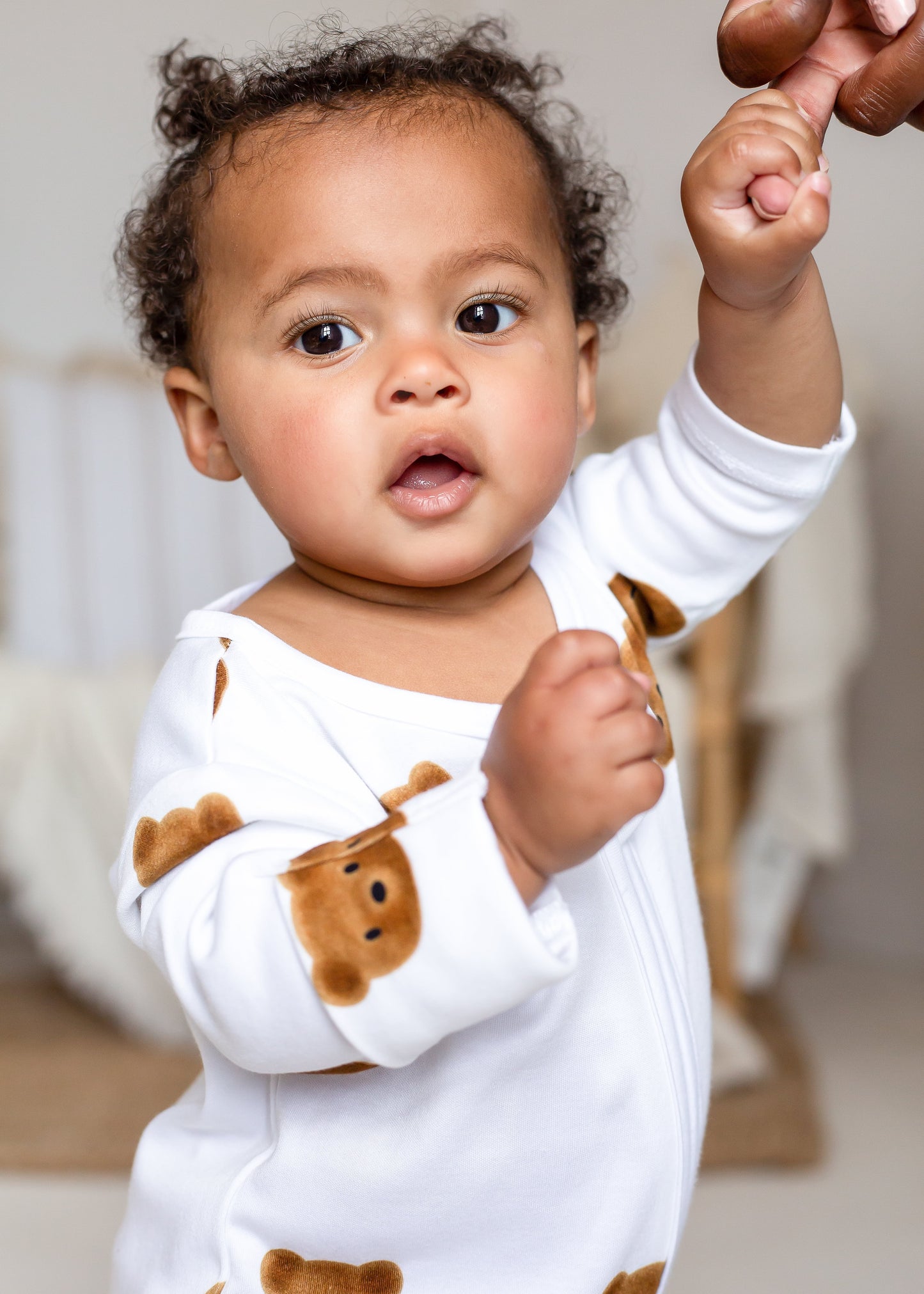 Dreamy Bear Bamboo & Organic Cotton Zip Sleepsuit One Piece