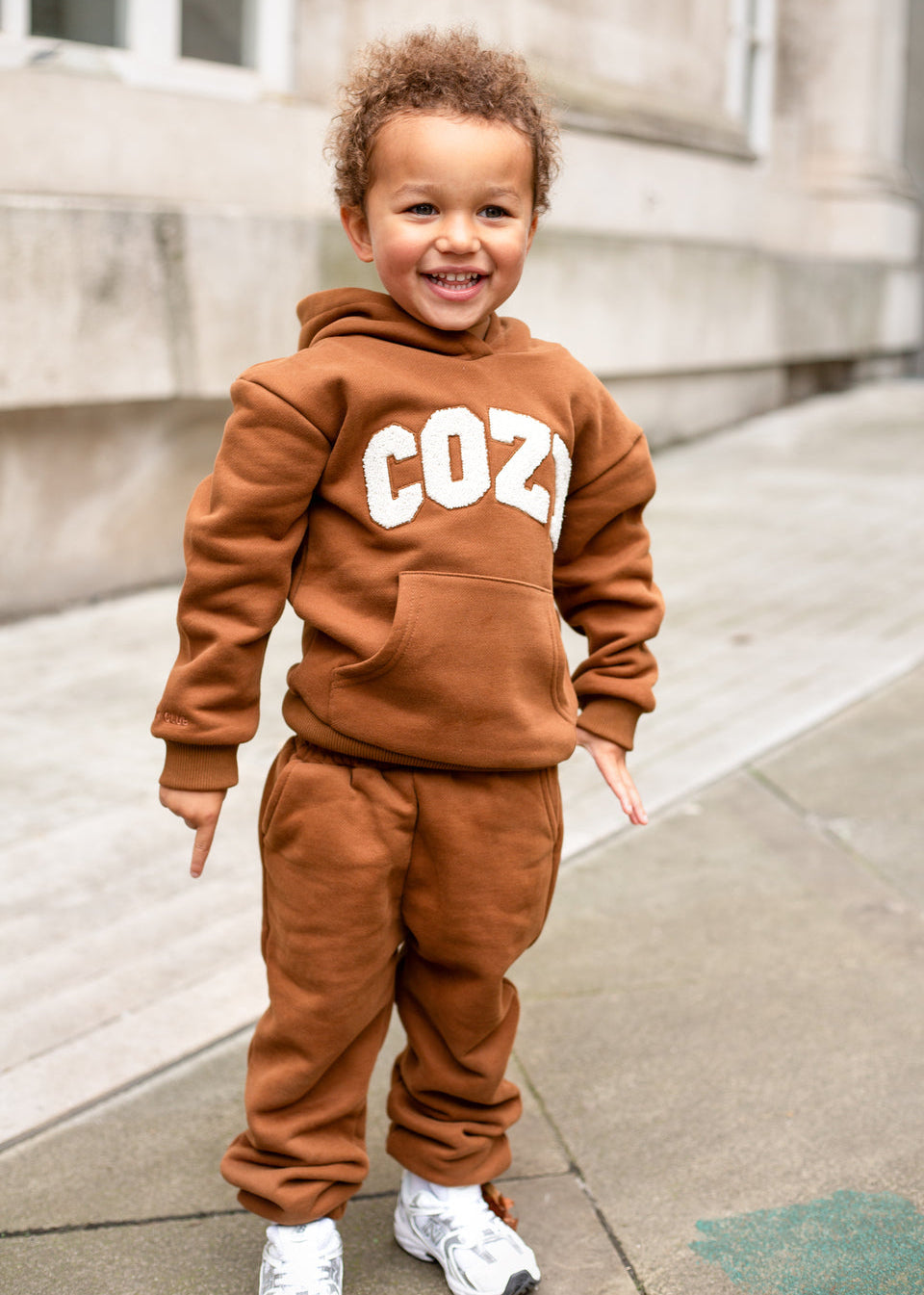Cozy Mini Tracksuit in Brown