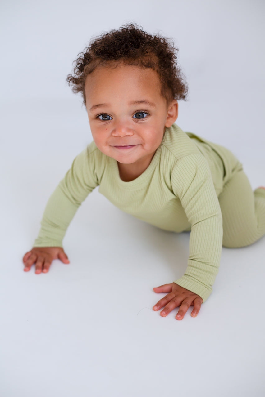 Green Ribbed Bamboo Two-Piece Set Long Sleeve Pyjamas Cozy Crew Club OL Pyjamas mora-uk.myshopify.com green-ribbed-bamboo-two-piece-set-long-sleeve-pyjamas   33off, 60off, allproducts, baby, baby collection, baby pajamas, bamboo, bear, bear collection, bear pyjamas, BFCM-60, BFCM20, china, CHRISTMAS20, clothing, easter50, green, new in, nightwear, organic, pajamas, pjs, pyjamas, ribbed, SSSALE2550, sssalepart50, summersale24, ultracozy, zero