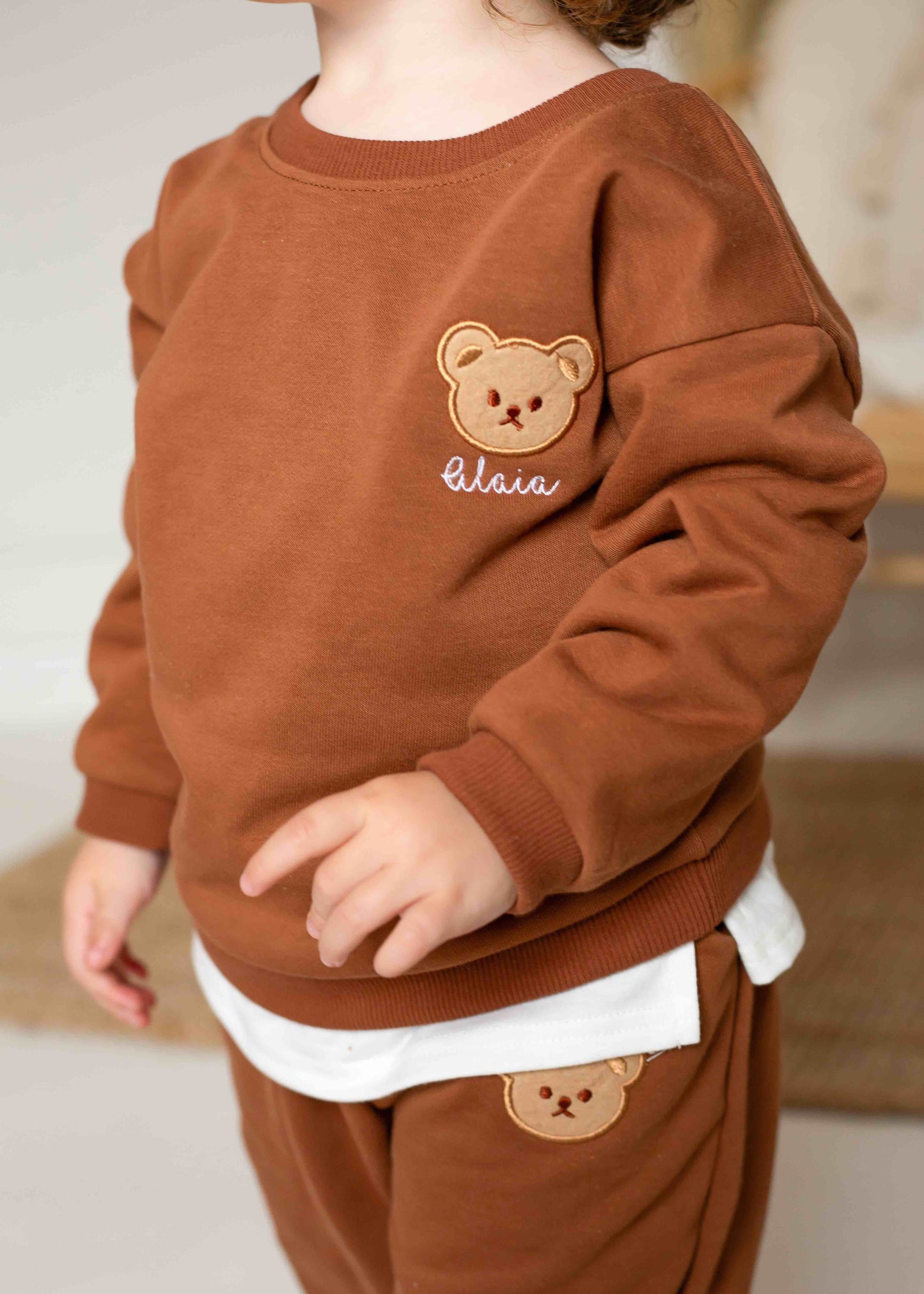 The Cozy Ultimate Bear Tracksuit + Playsuit + Socks Personalised Gift Box