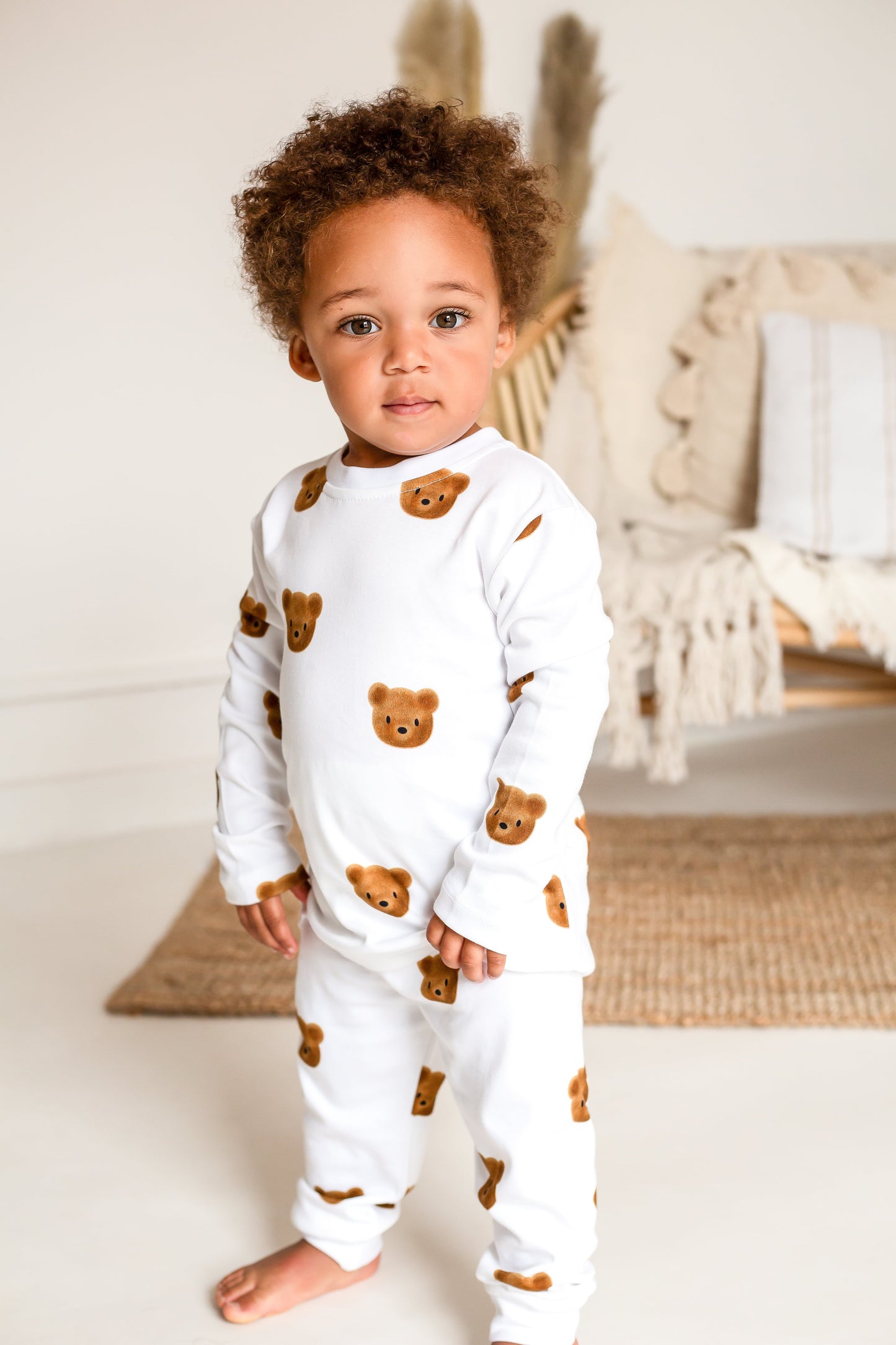Dreamy Bear Bamboo & Organic Cotton Two Piece Set Long Sleeve Pyjamas