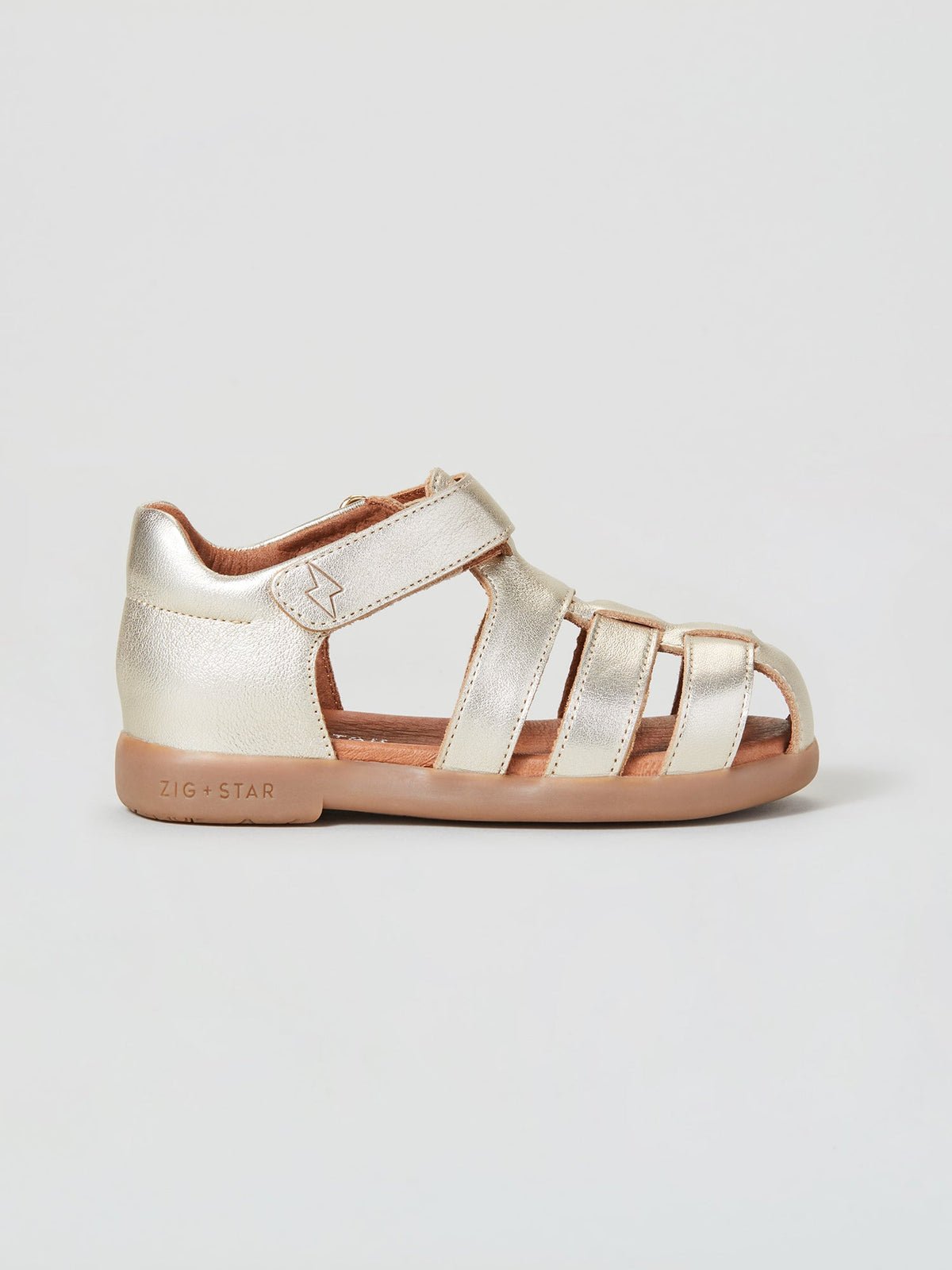 Cosmic Infant Closed-Toe Kids' Sandal Gold Dust Side