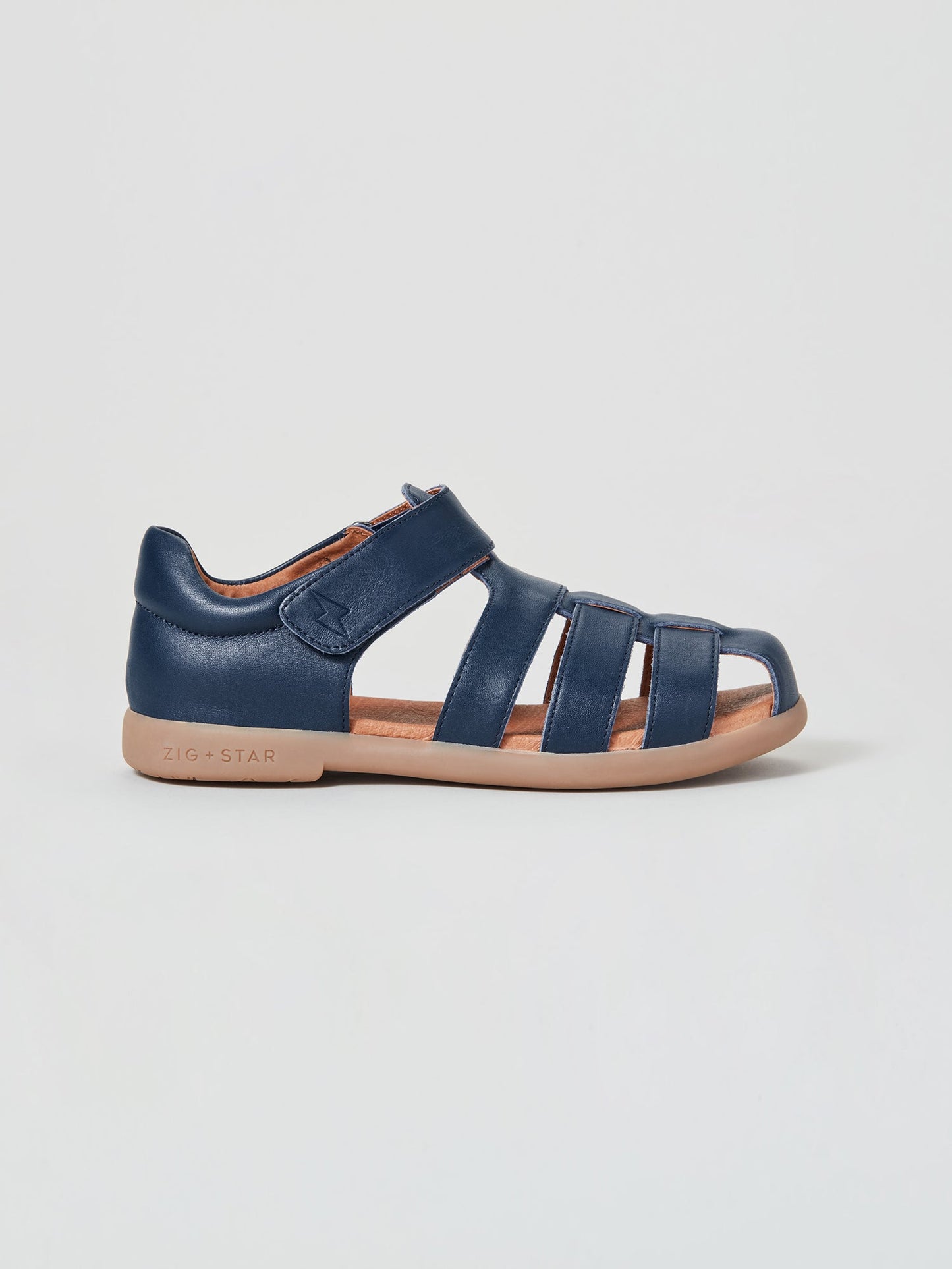 ZIG STAR COSMIC JUNIOR SANDAL NAVY SIDE