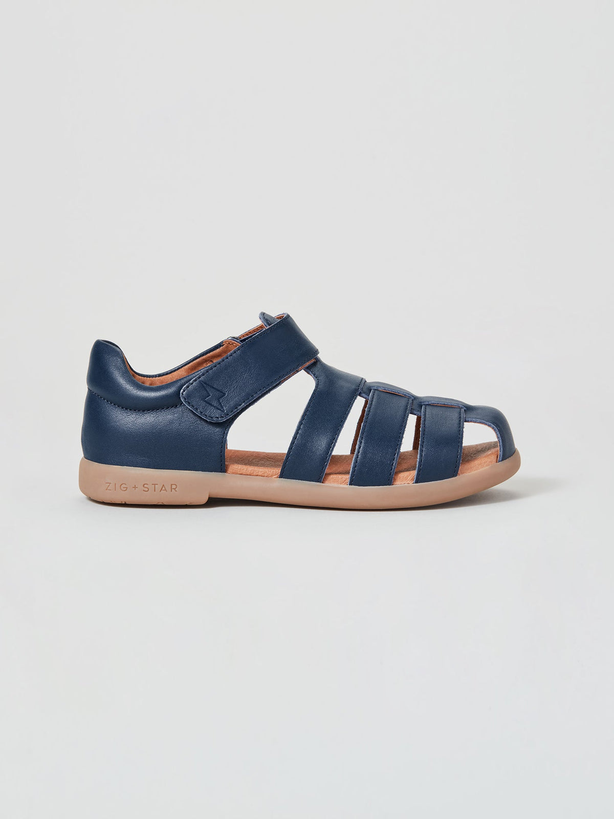 ZIG STAR COSMIC JUNIOR SANDAL NAVY SIDE