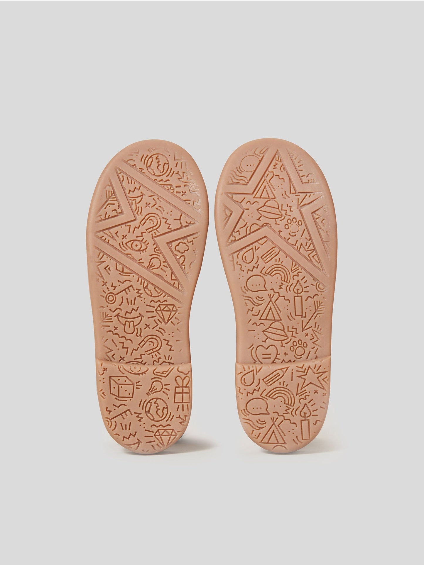 ZIG AND STAR SOLAR JUNIOR SANDAL KHAKI SOLE