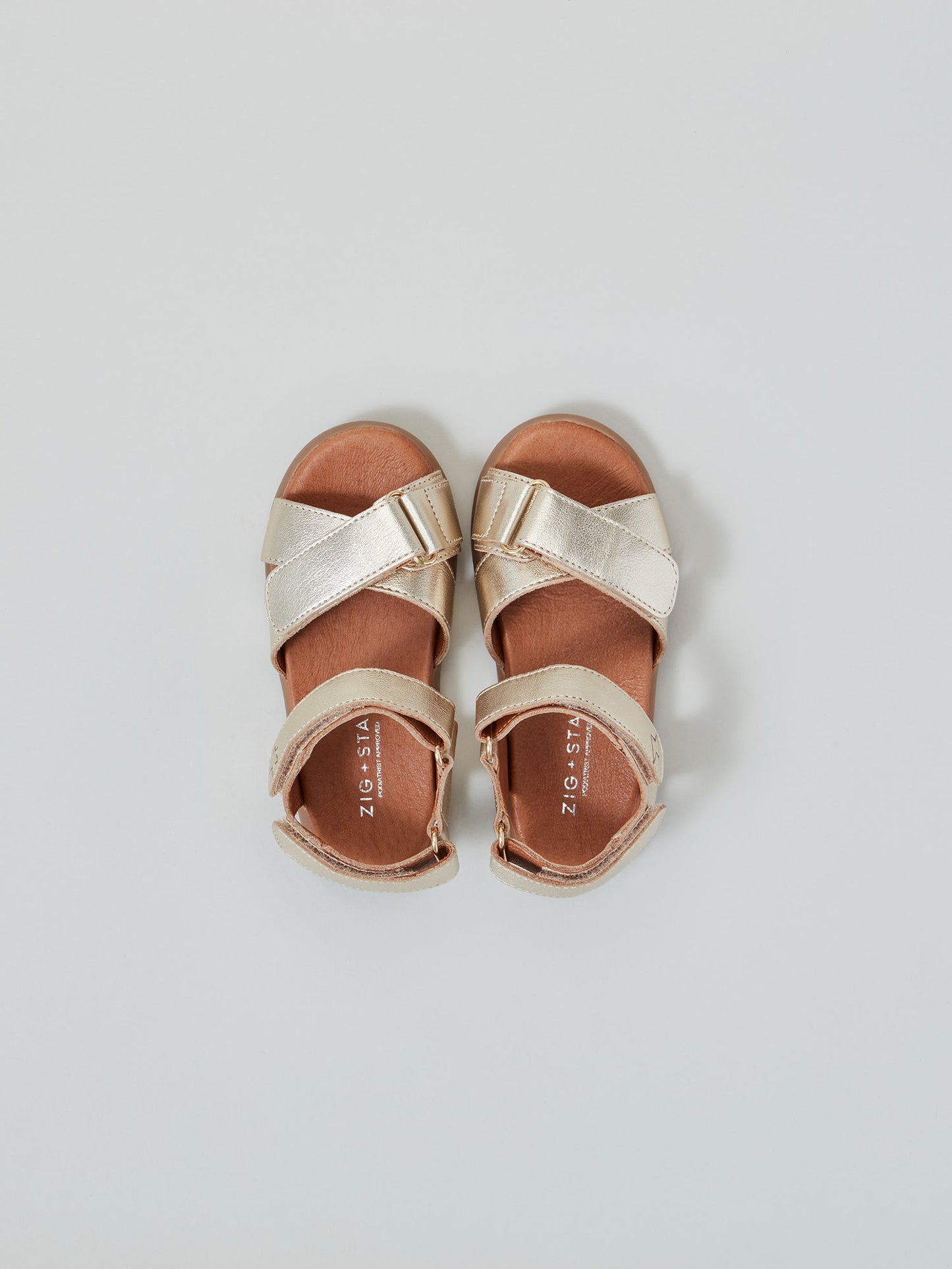 ZIG STAR RAE INFANT SANDAL GOLD DUST TOP