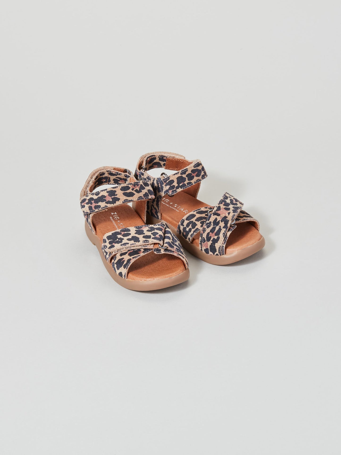 ZIG AND STAR RAE INFANT SANDAL NATURAL ANIMAL PAIR