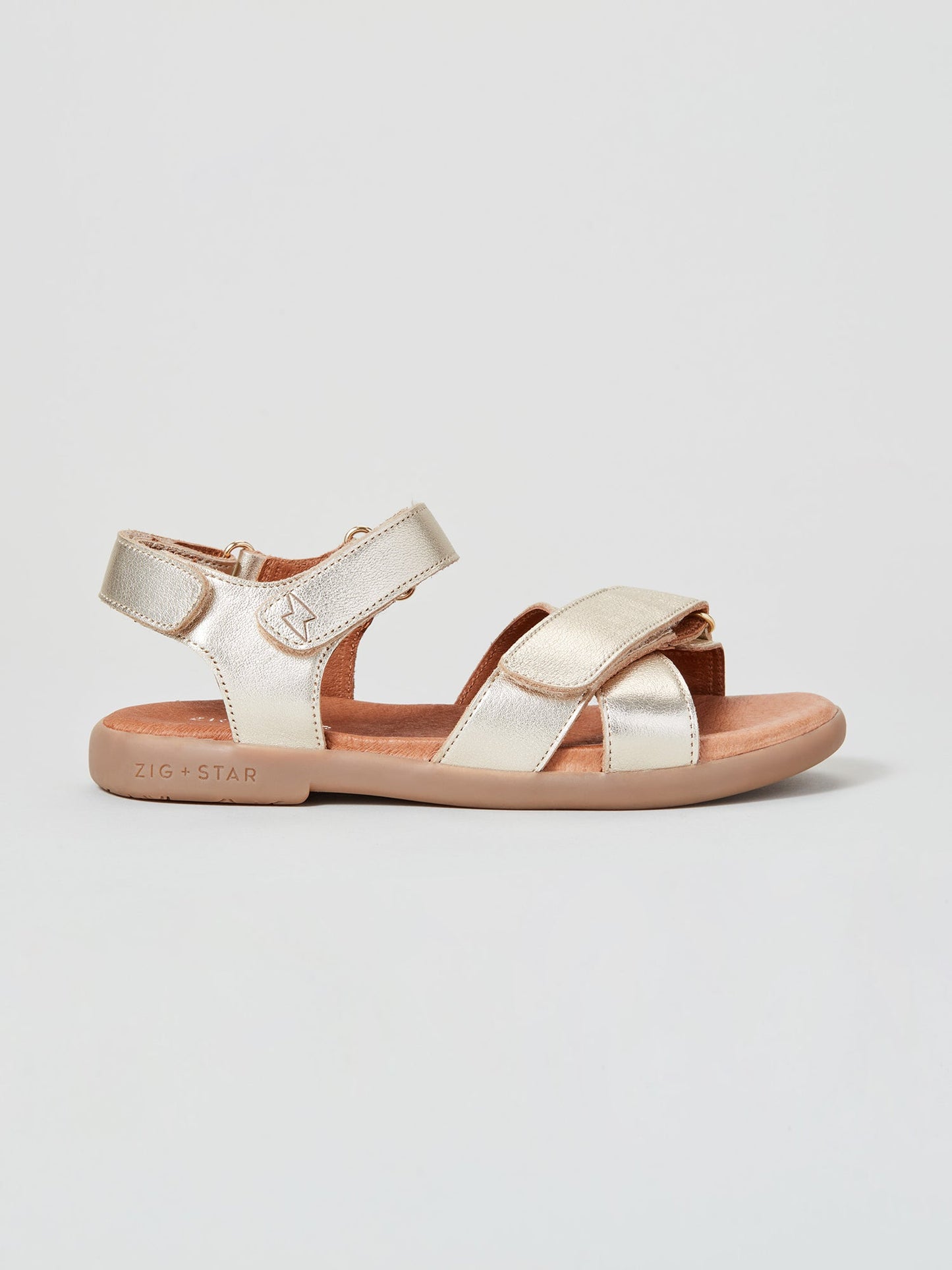 ZIG AND STAR RAE JUNIOR SANDAL GOLD DUST SIDE