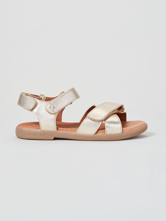 ZIG AND STAR RAE JUNIOR SANDAL GOLD DUST SIDE