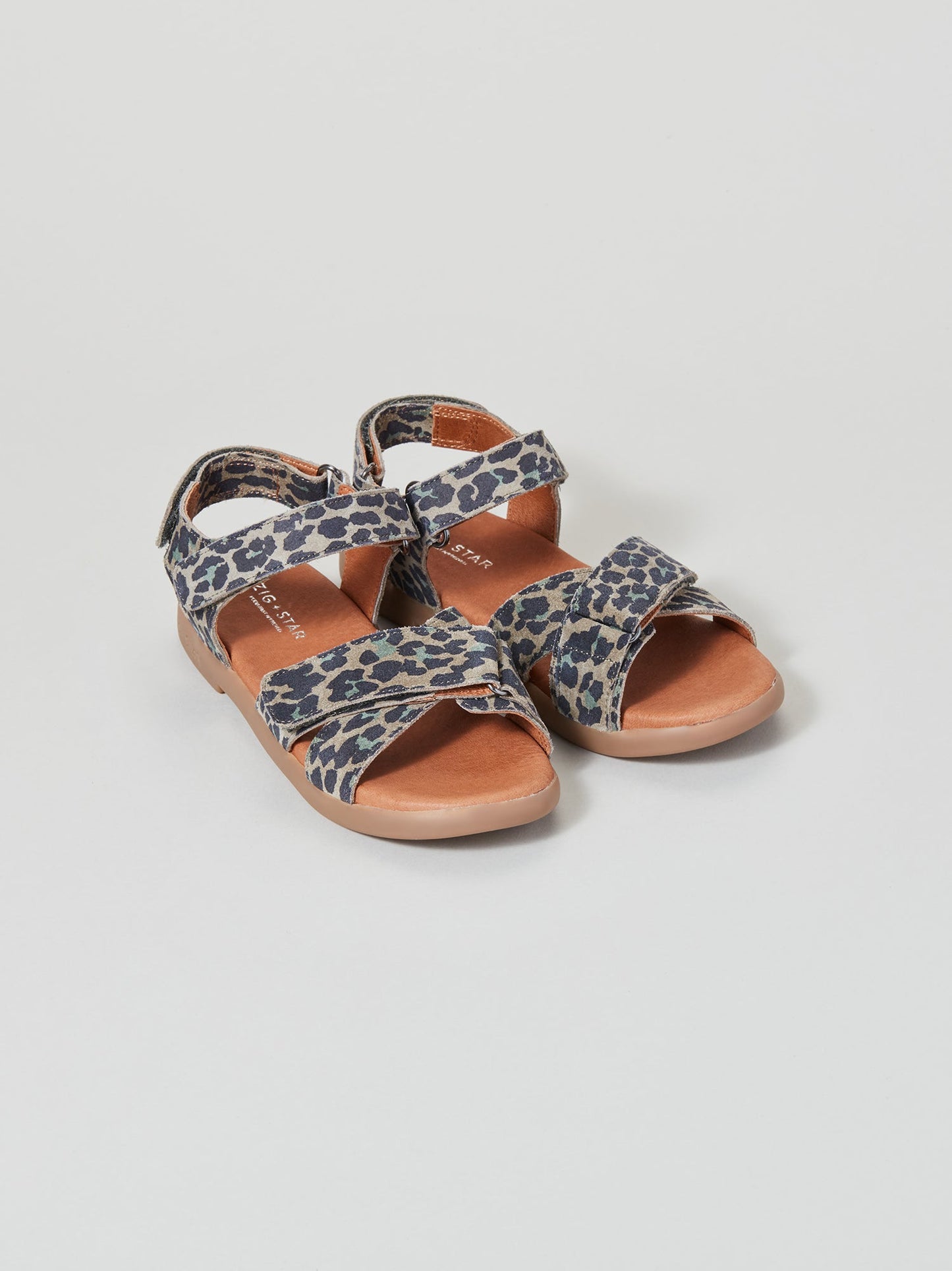 ZIG AND STAR RAE JUNIOR SANDAL KHAKI CAMO ANIMAL PAIR