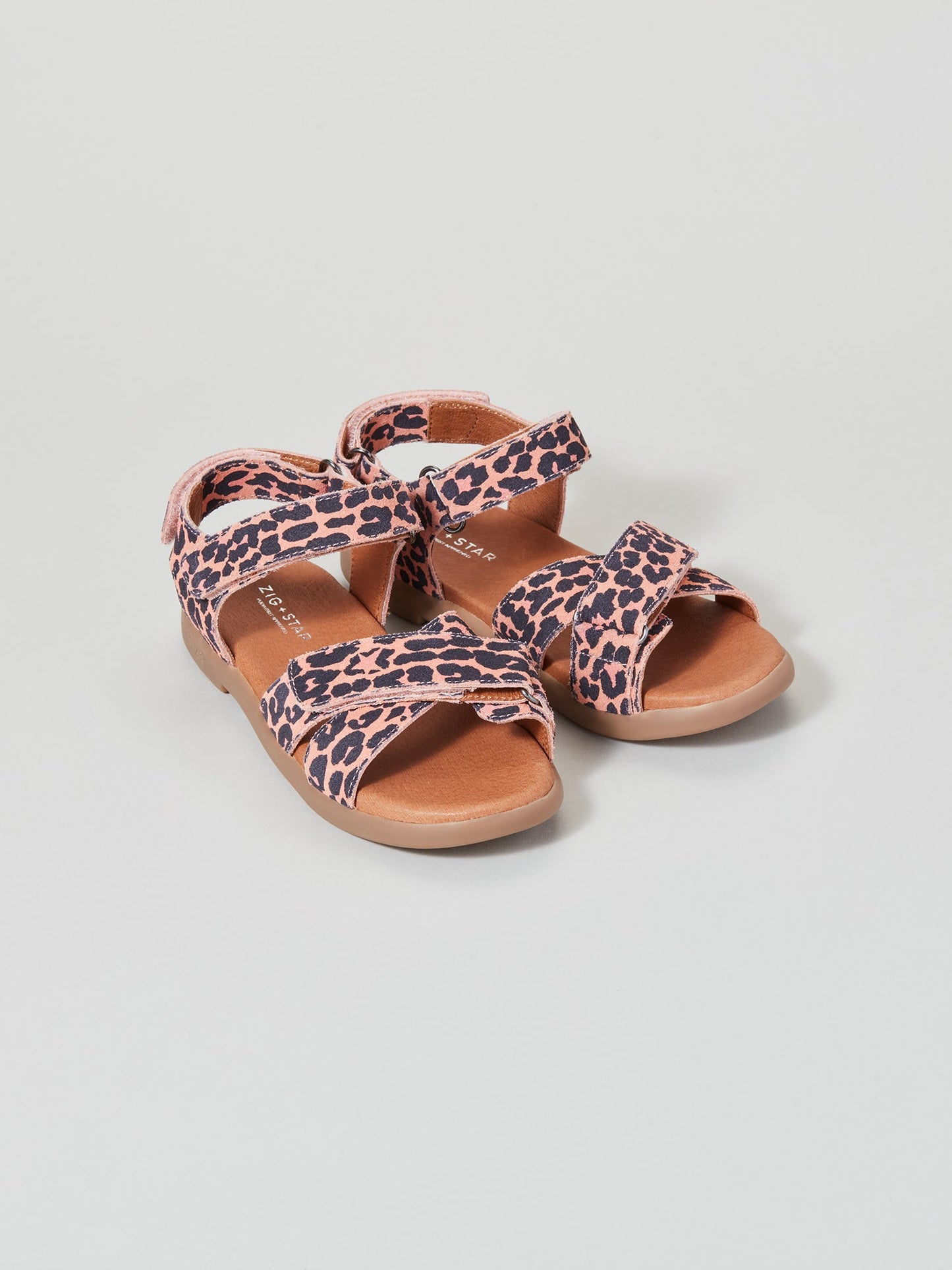 ZIG AND STAR RAE JUNIOR SANDAL PINK ANIMAL PAIR