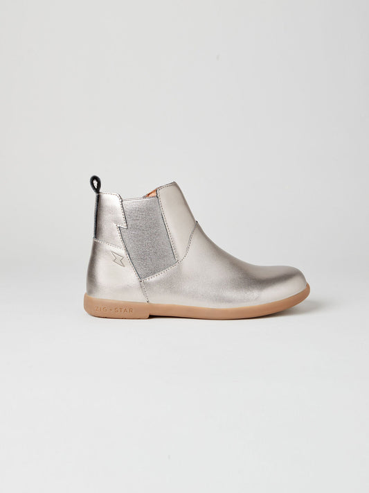 ZIG AND STAR ROCKIT JUNIOR BOOT PEWTER SIDE