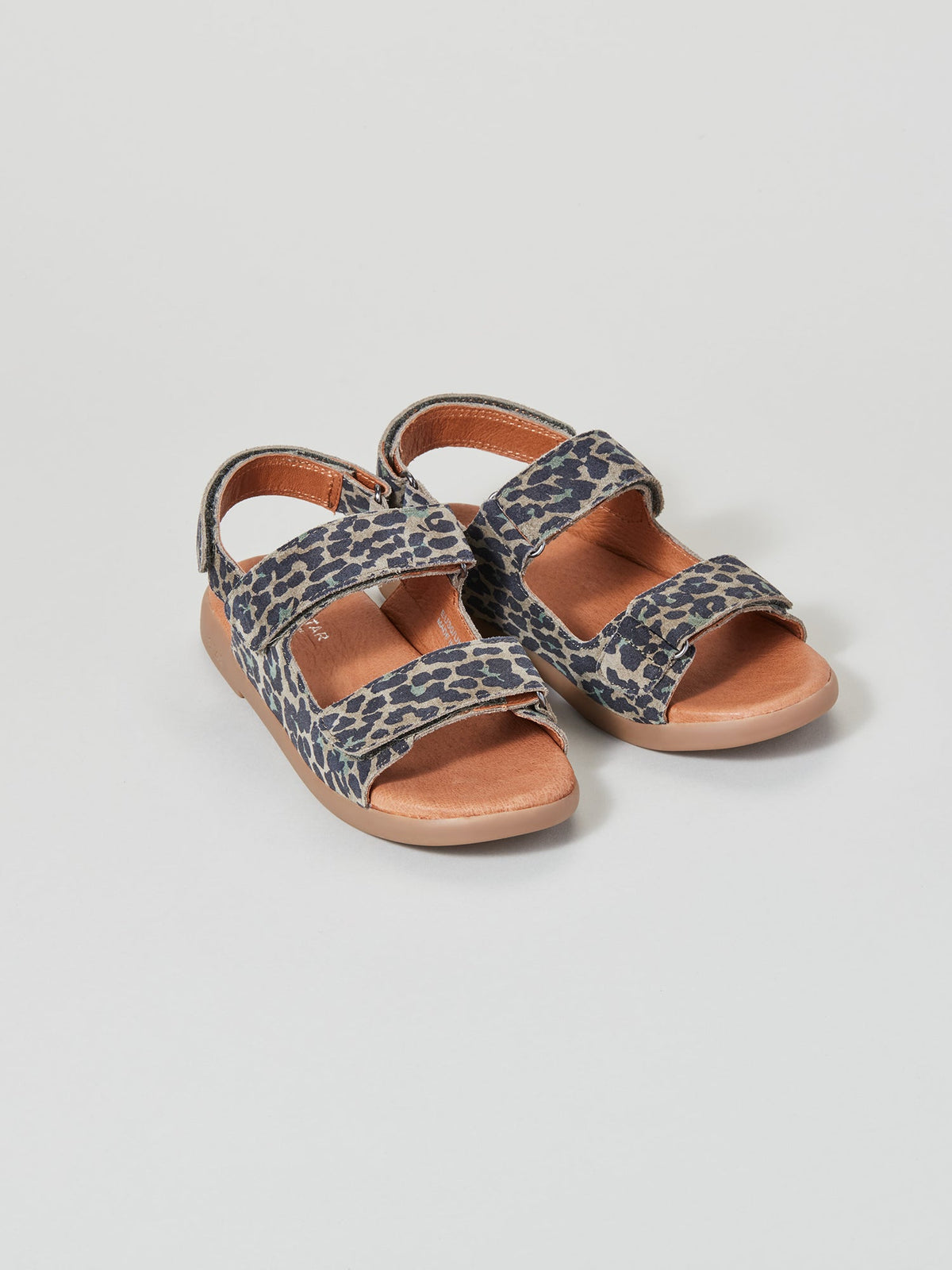 ZIG AND STAR SOLAR JUNIOR SANDAL KHAKI CAMO ANIMAL PAIR
