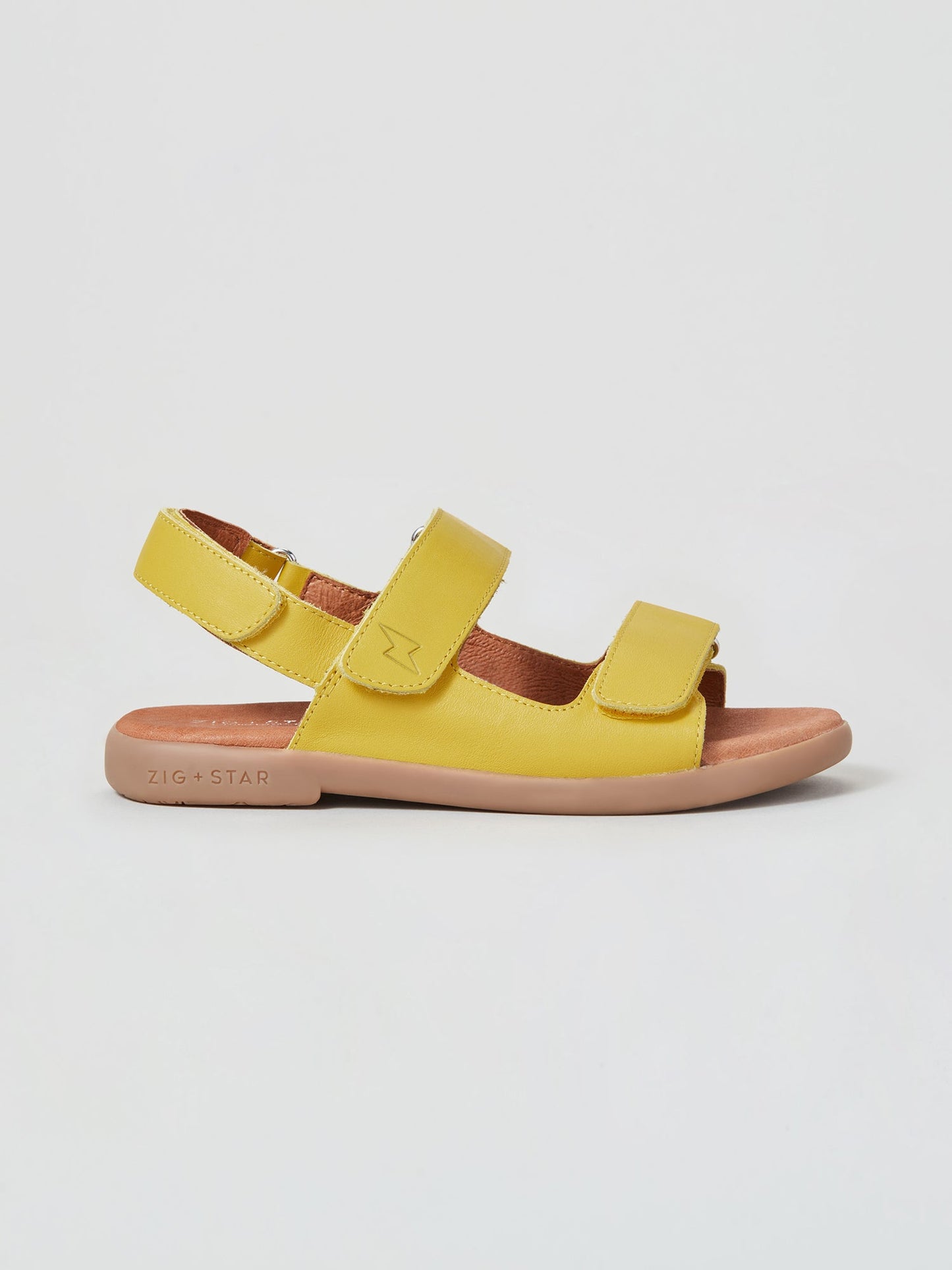 ZIG AND STAR SOLAR JUNIOR SANDAL YELLOW SIDE