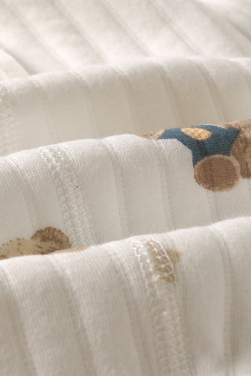 The Charming Bear Boucle Wrap Baby Grow Romper - Cozy Crew Club