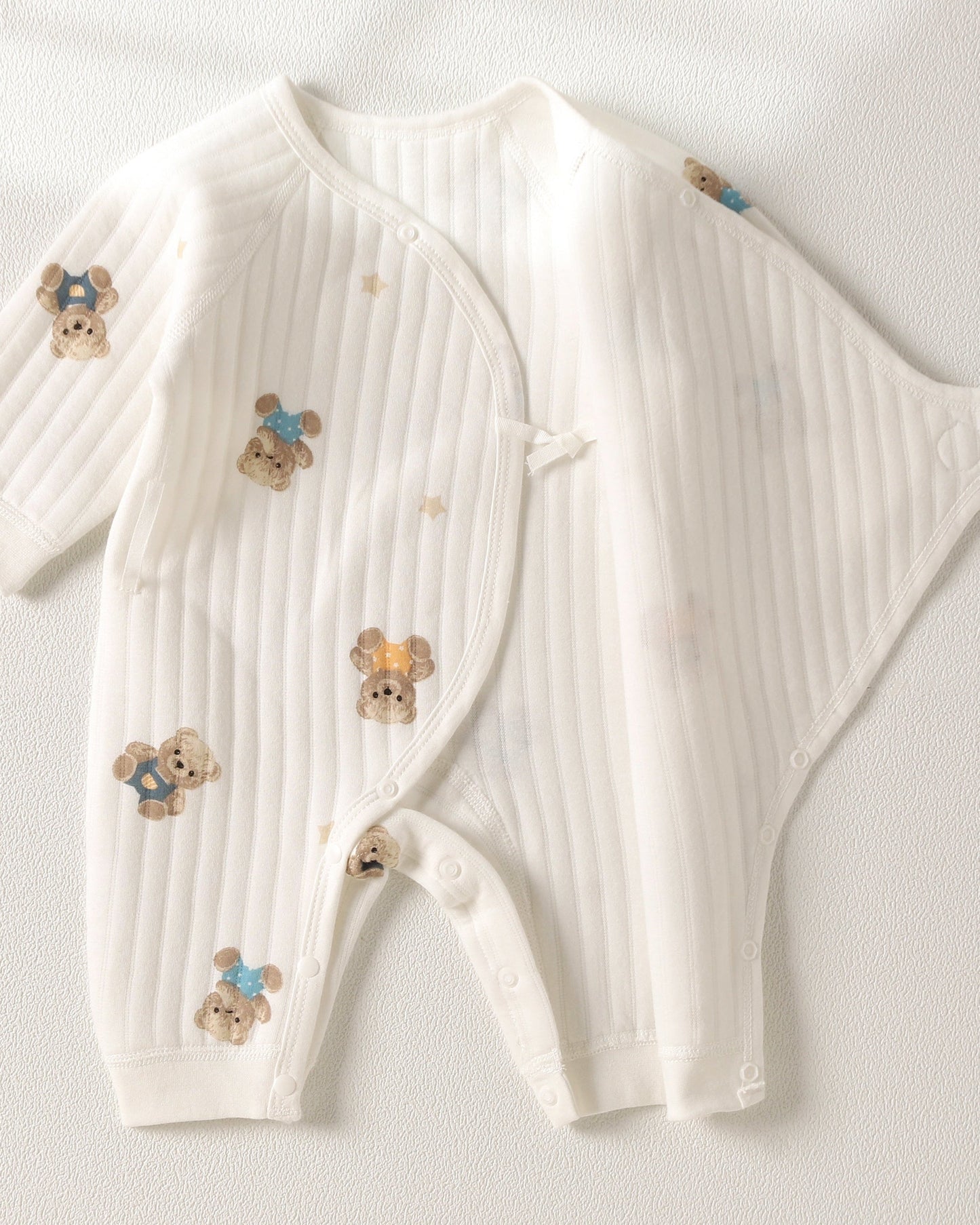 The Charming Bear Boucle Wrap Baby Grow Romper