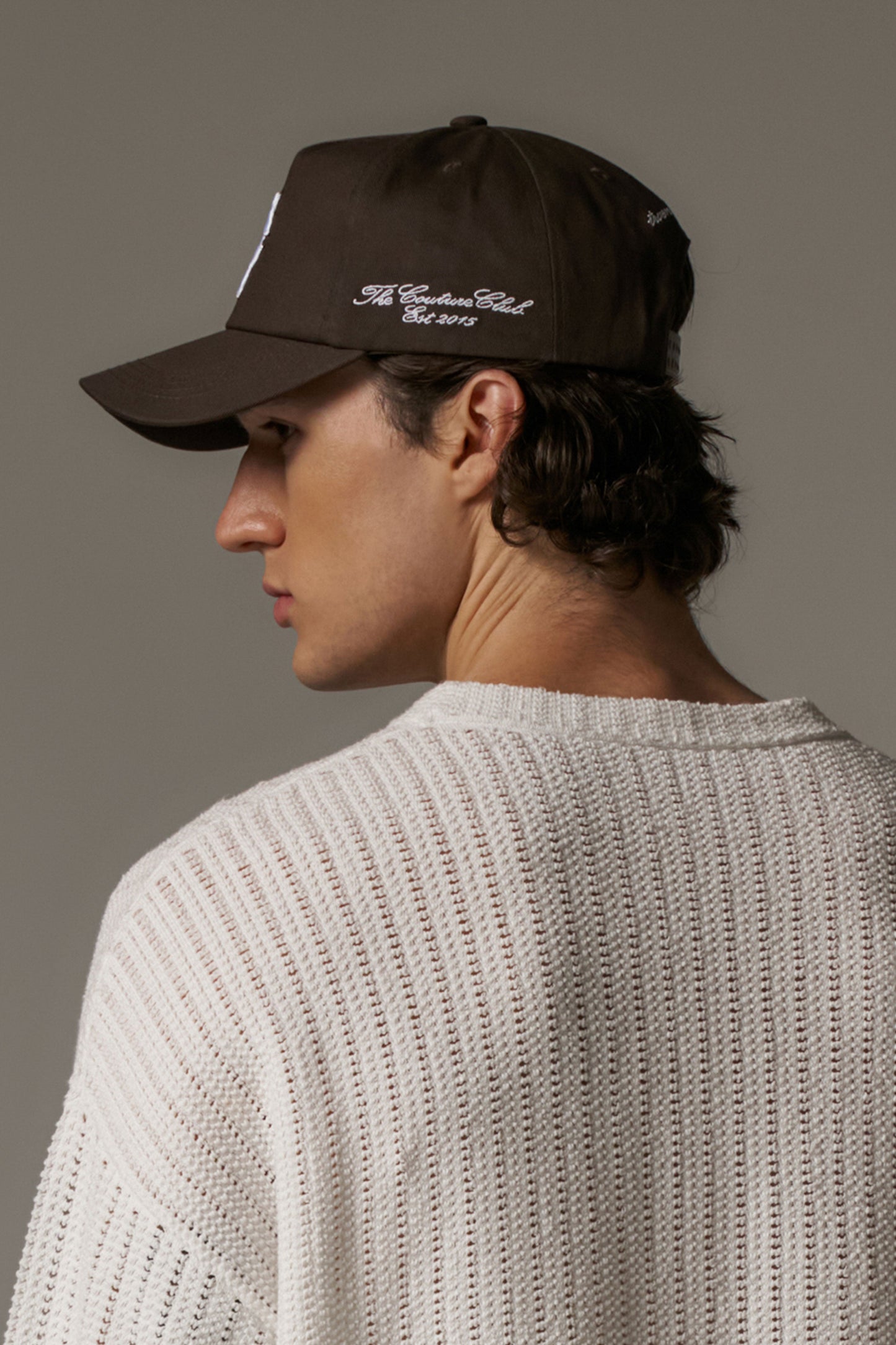 MONOGRAM CAP - BROWN
