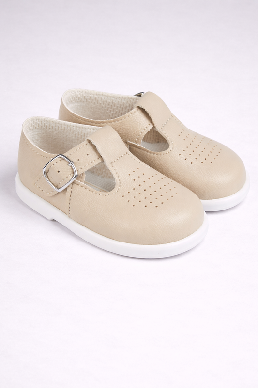 Baypods Beige First Walker Shoes