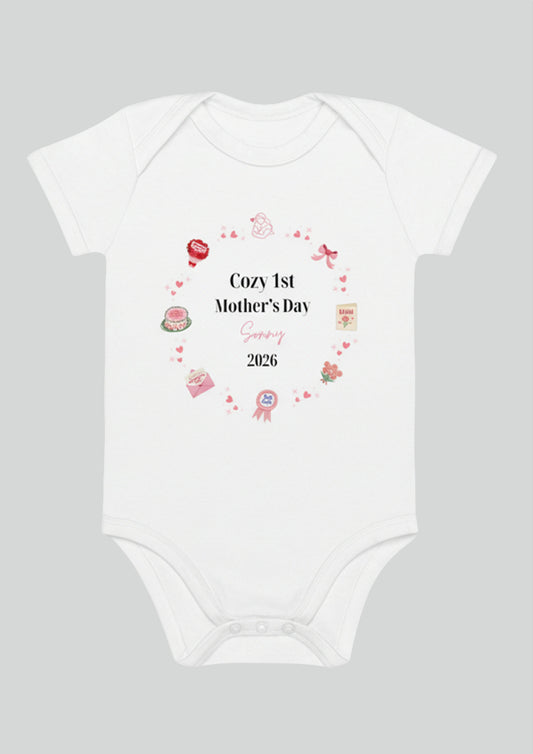Cozy 1st Mother's Day Personalised Bodysuit