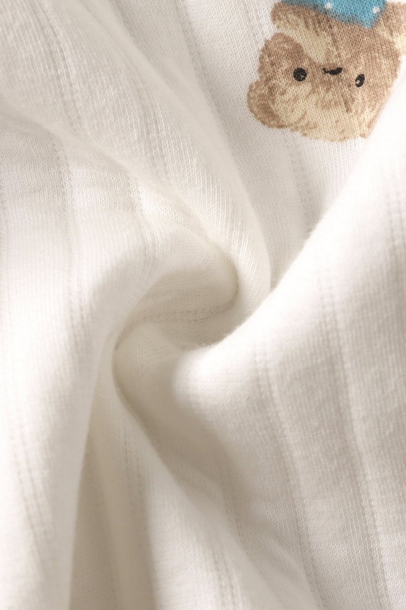 The Charming Bear Boucle Wrap Baby Grow Romper - Cozy Crew Club
