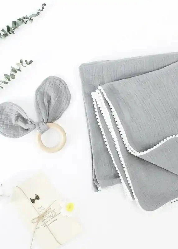 Baby Loves Pom Pom Cozy Crew Club PPLR_HIDDEN_PRODUCT mora-uk.myshopify.com baby-love-stone-pom-pom-baby-blanket-swaddle 120x120cm / GRAY MS-7071-BAB-COZY C-120 10off, excludefromwssistock  Baby Loves Pom Pom Cozy Crew Club PPLR_HIDDEN_PRODUCT mora-uk.myshopify.com baby-love-stone-pom-pom-baby-blanket-swaddle 120x120cm / GRAY MS-7071-BAB-COZY C-120 10off, excludefromwssistock