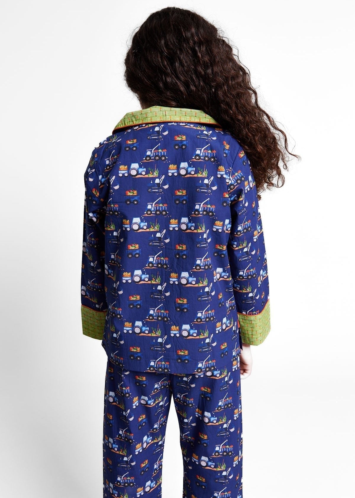 farmyard rumble - organic cotton kids pyjama set - Kutti Lulu