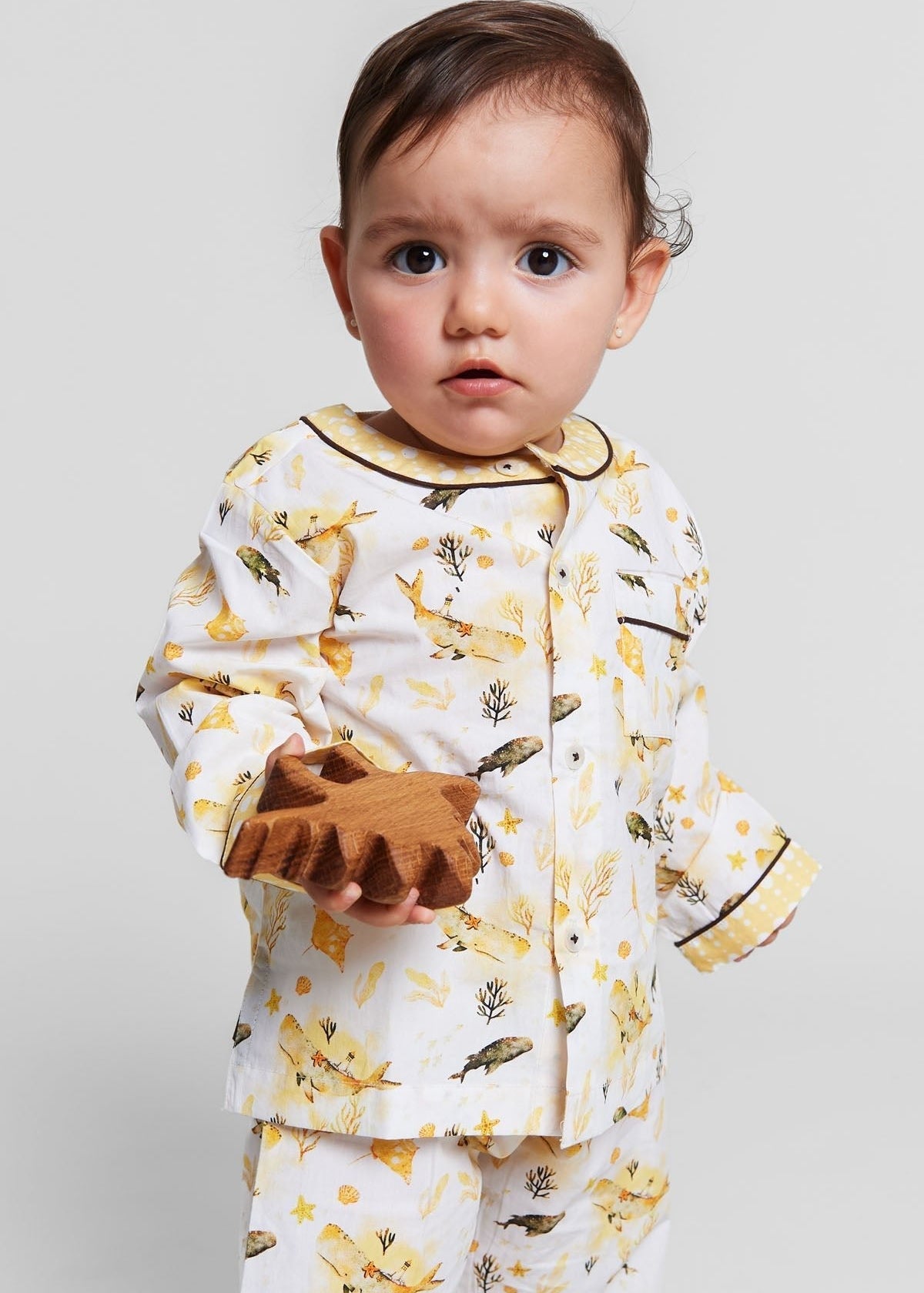 galapagos dreaming - organic cotton baby pyjama set - Kutti Lulu