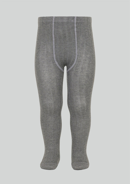 Condor grey ribbed tights
