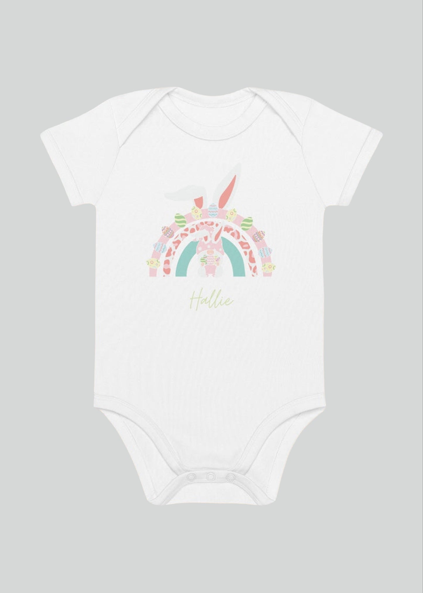 Easter Bunny Personalised Name Bodysuit
