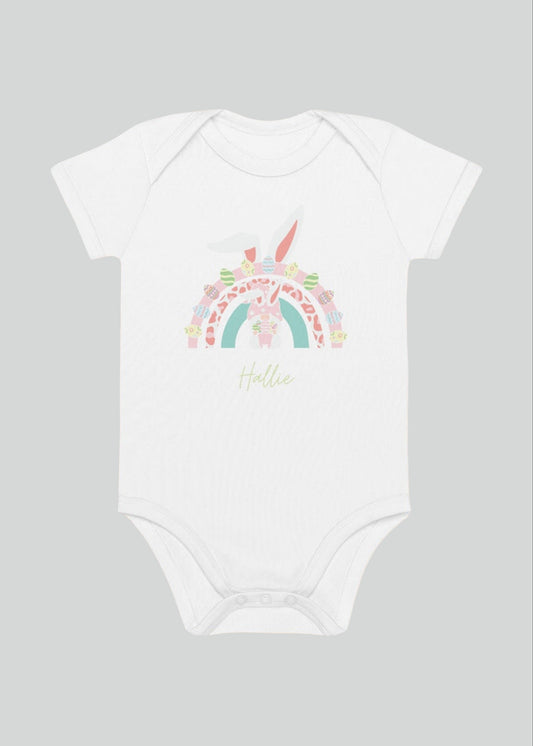 Easter Bunny Personalised Name Bodysuit