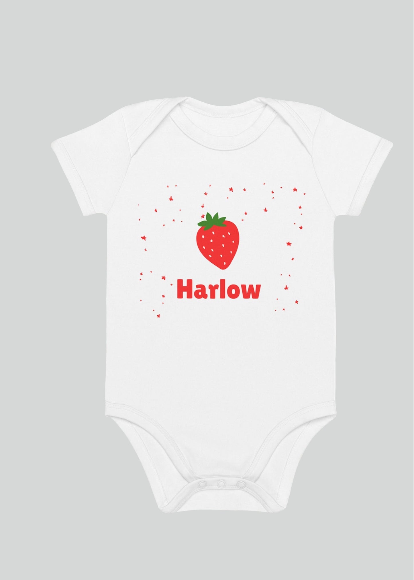 Strawberry Personalised Bodysuit