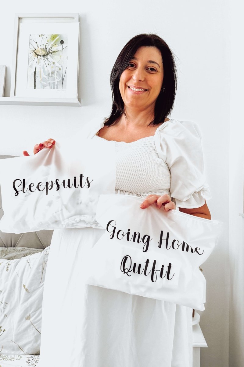Maternity Bag Organizers x14 | Zip Lock Reusable Bags Set | Baby Shower Essentials - Cozy Crew Club