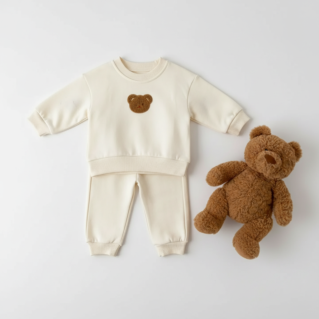 Cozy Cub Bear Colour Tracksuit
