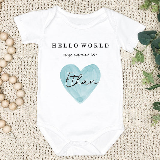 Personalised Baby Announcement Vest