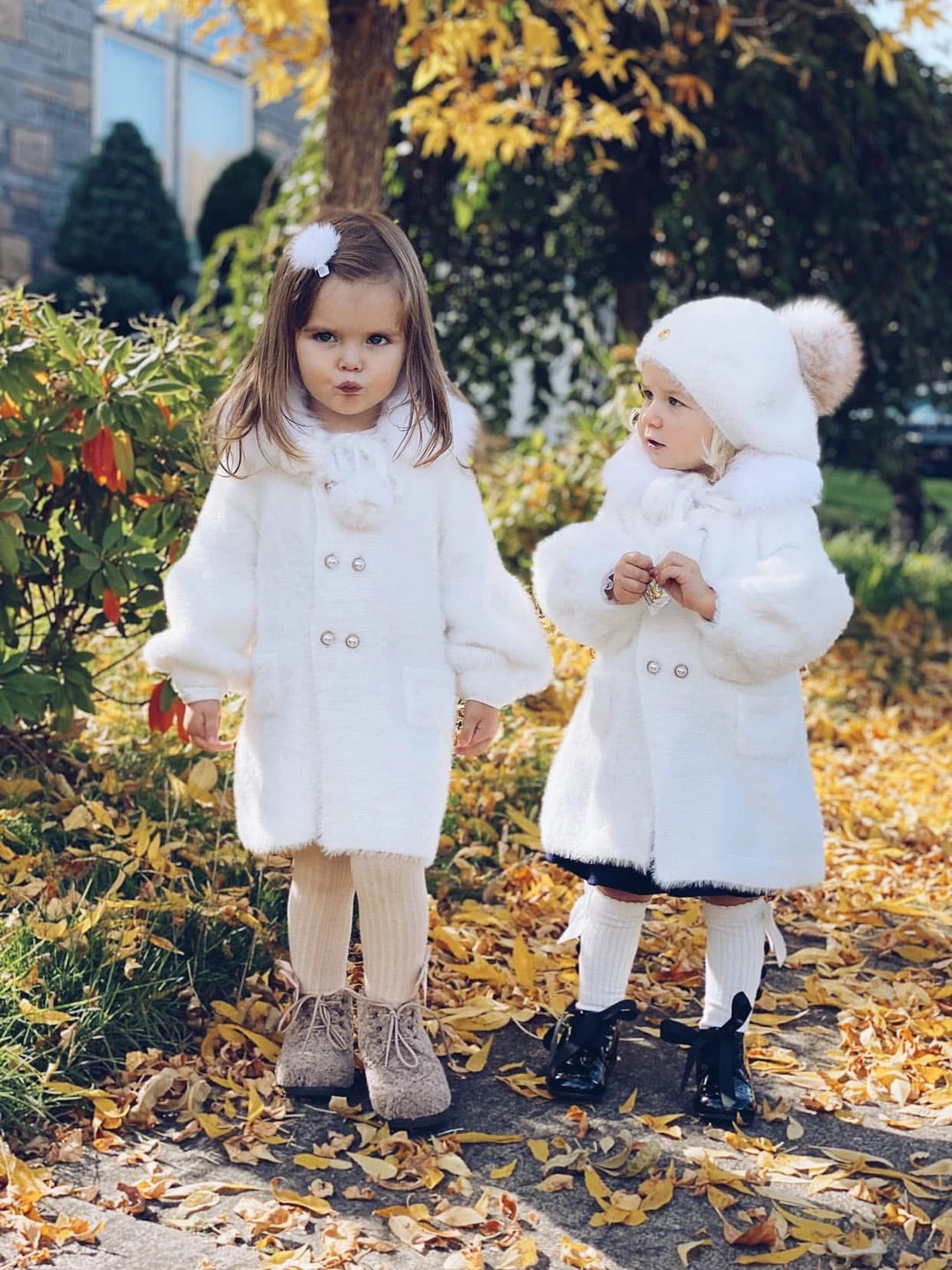 Petite Maison Kids 'Milana' Sweater Coat - Rose & Albert