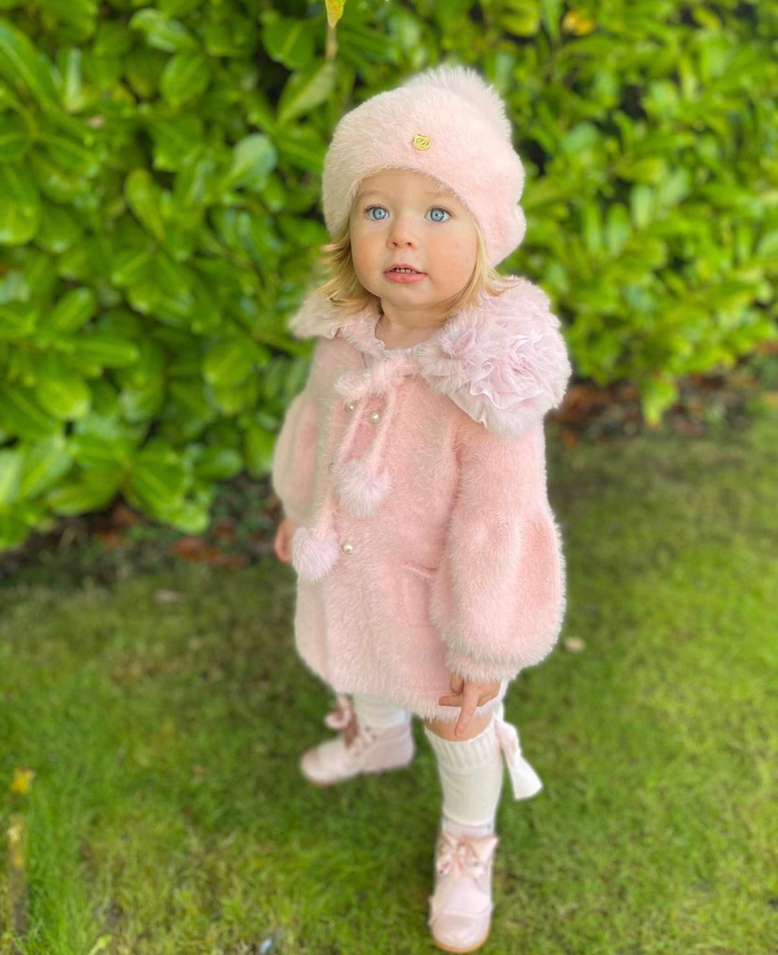 Petite Maison Kids Rose 'Milana' Beret - Rose & Albert