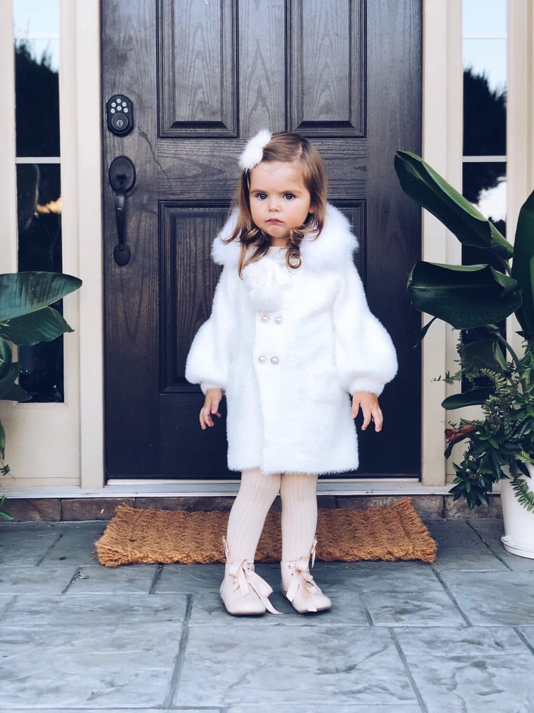 Petite Maison Kids 'Milana' Sweater Coat - Rose & Albert