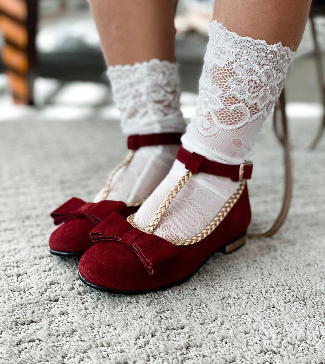 Petite Maison Kids Floral Lace Socks - Rose & Albert
