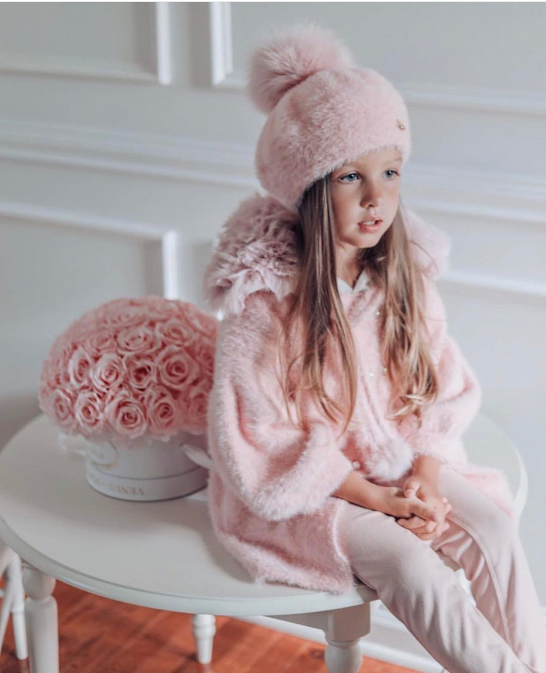 Petite Maison Kids 'Milana' Sweater Coat - Rose & Albert