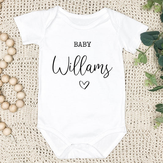 Personalised Baby Announcement Vest