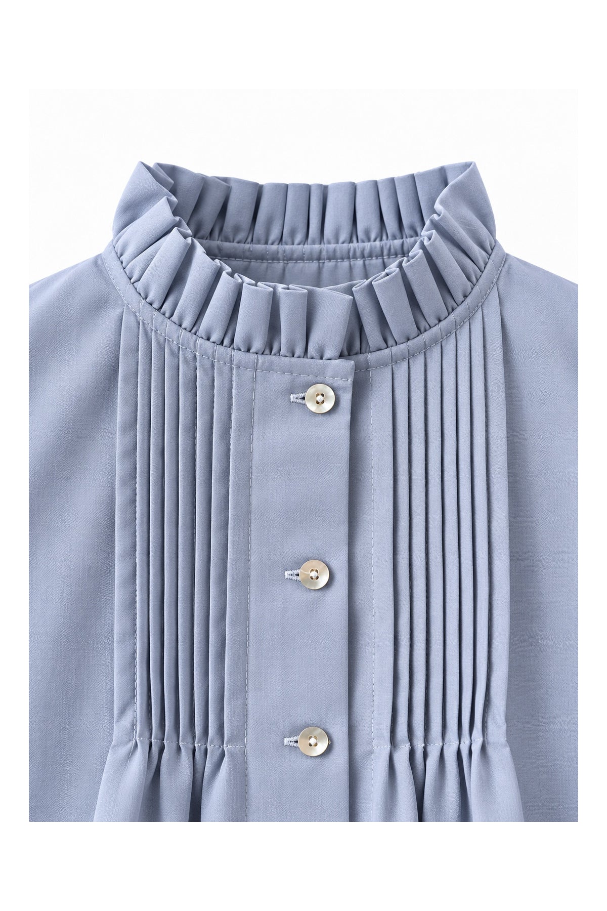 Ruffle collar blouse