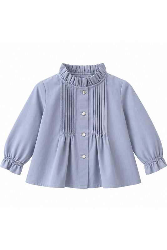 Ruffle collar blouse