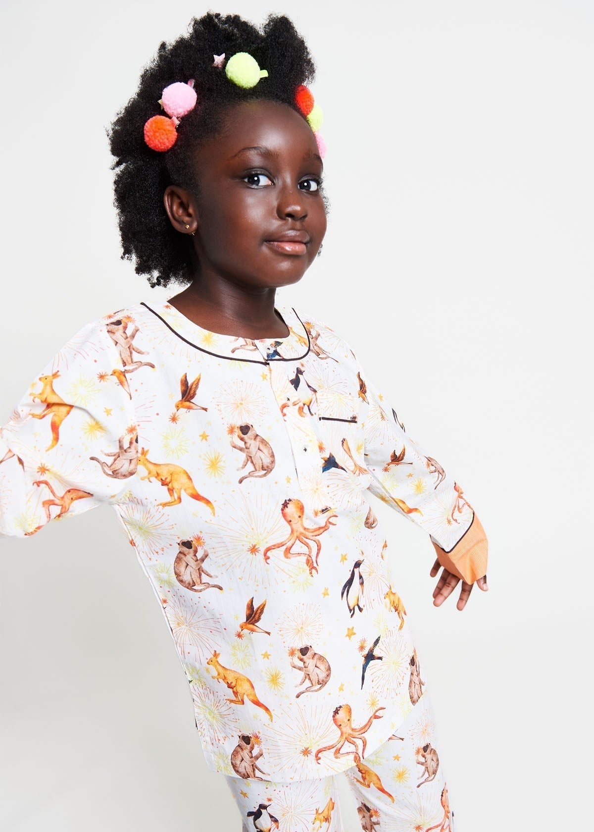 light up, light up! - organic cotton kids pyjama set - Kutti Lulu