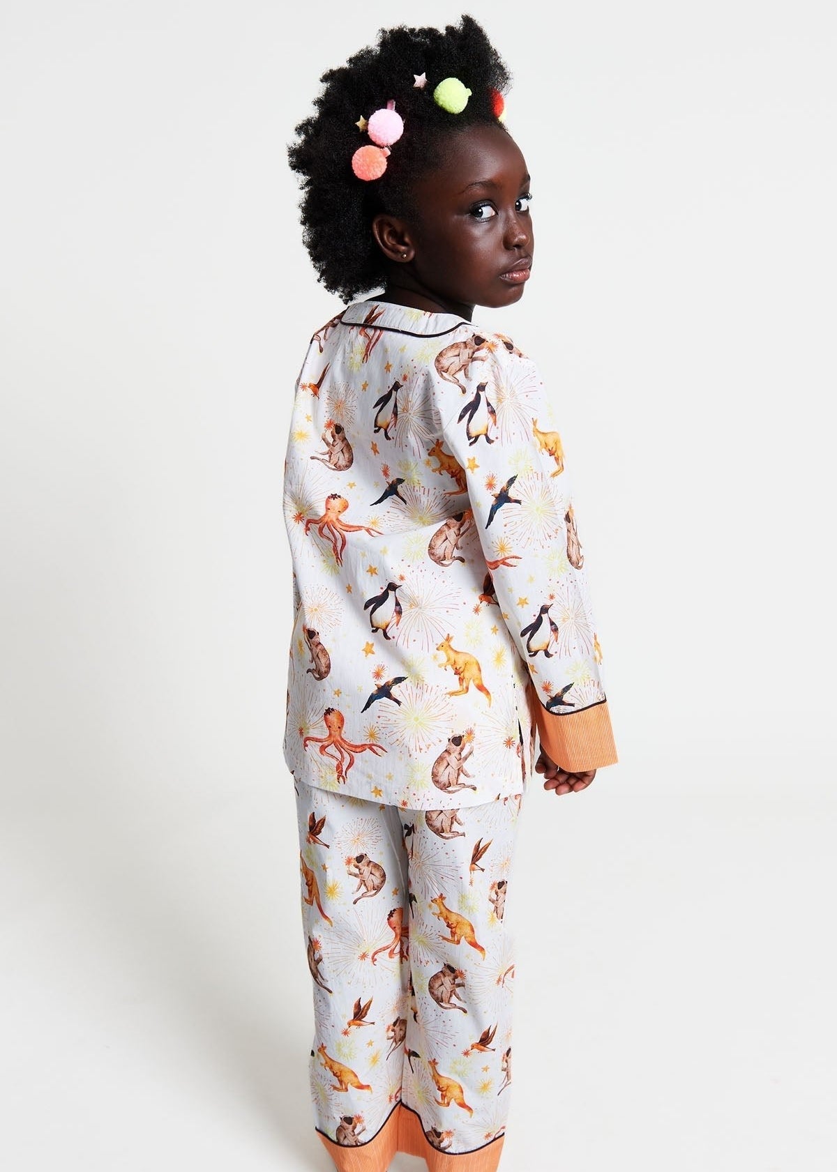 light up, light up! - organic cotton kids pyjama set - Kutti Lulu