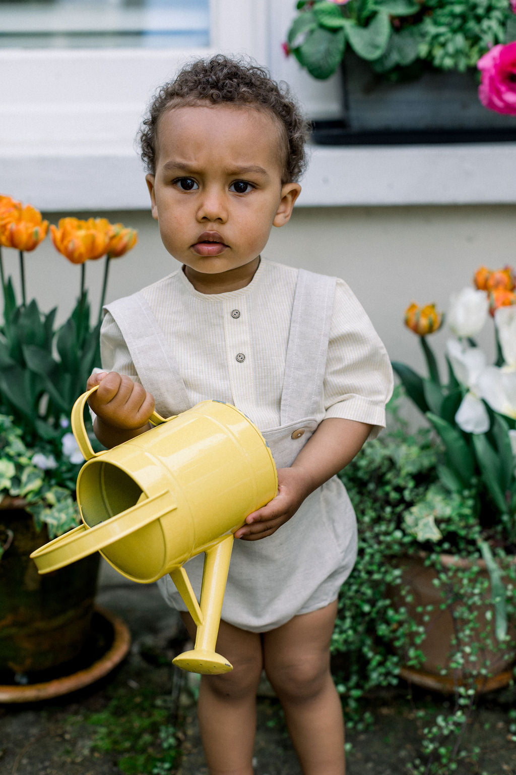 Linen romper