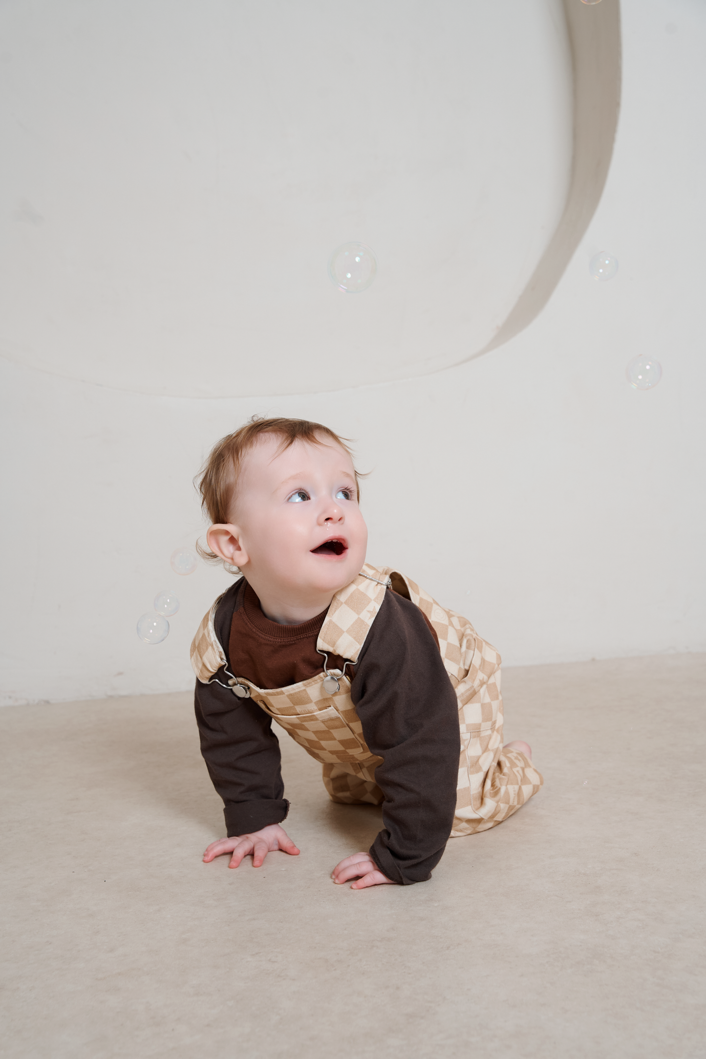 Willow Sands Check Dungarees