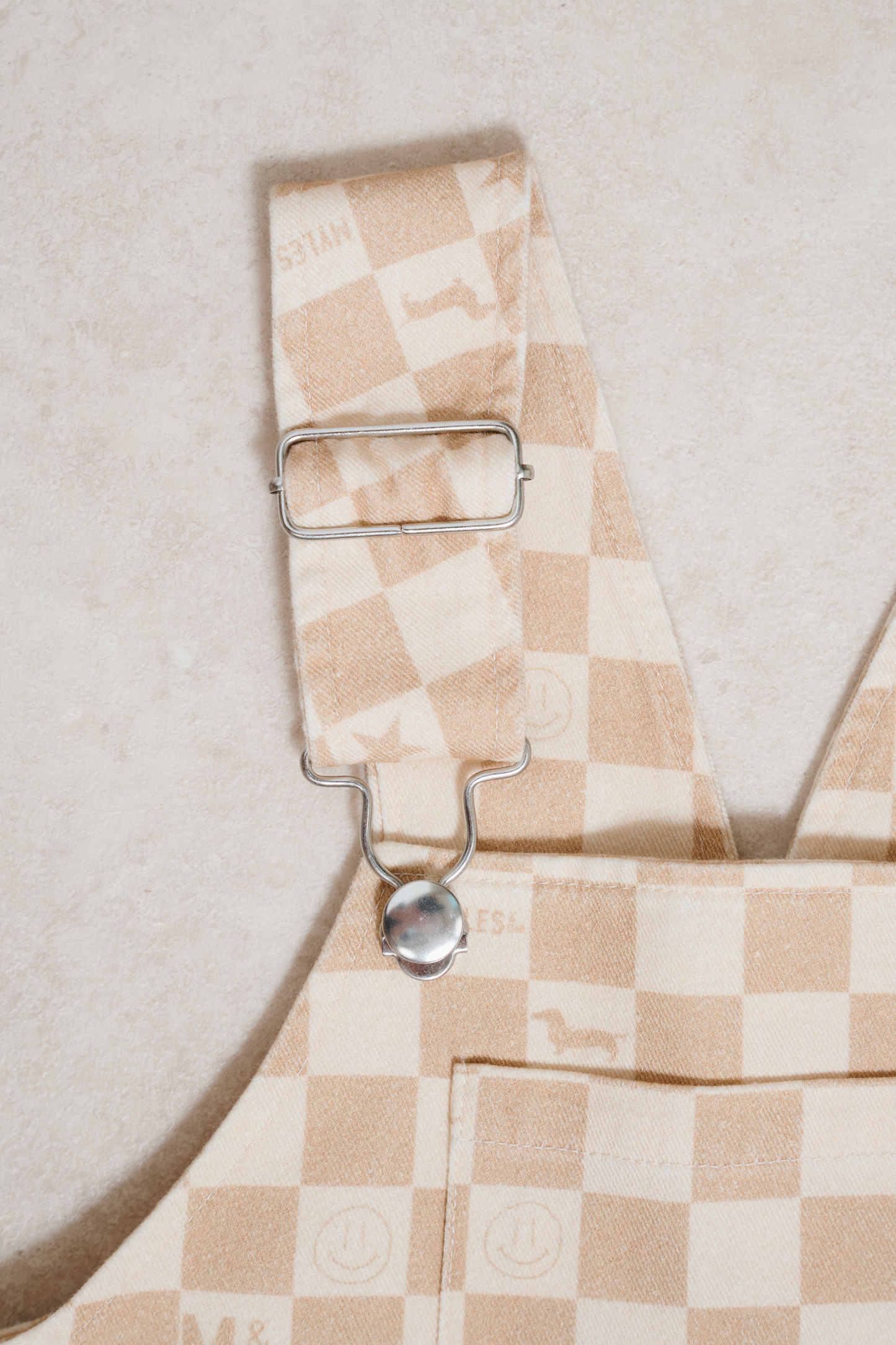 Willow Sands Check Dungarees