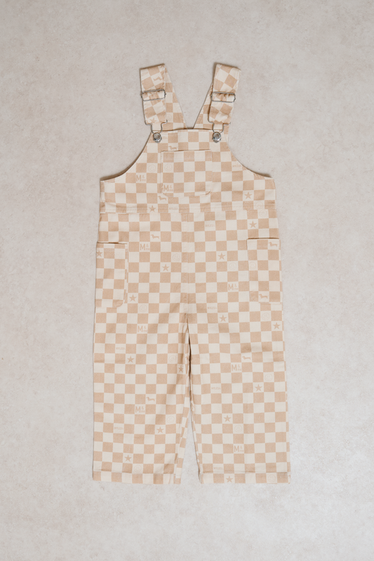 Willow Sands Check Dungarees